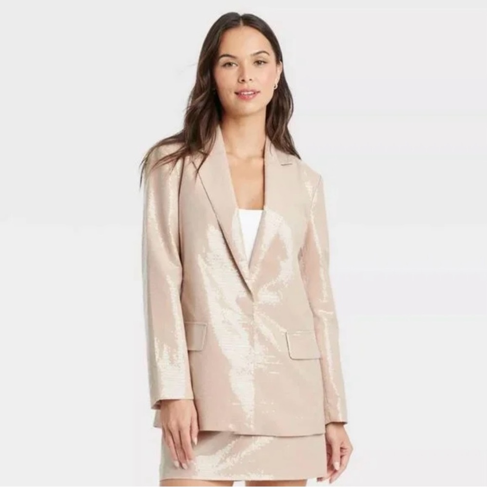 A New Day Women's Sequin Blazer